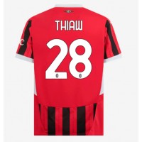 AC Milan Malick Thiaw #28 Kotipaita 2024-25 Lyhythihainen